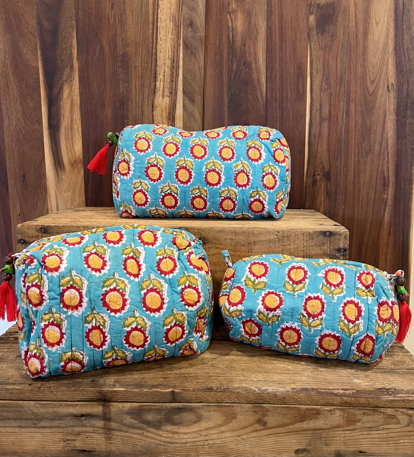 3 Piece Cosmetic Pouch