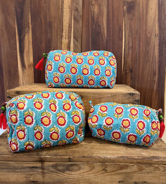 3 Piece Cosmetic Pouch